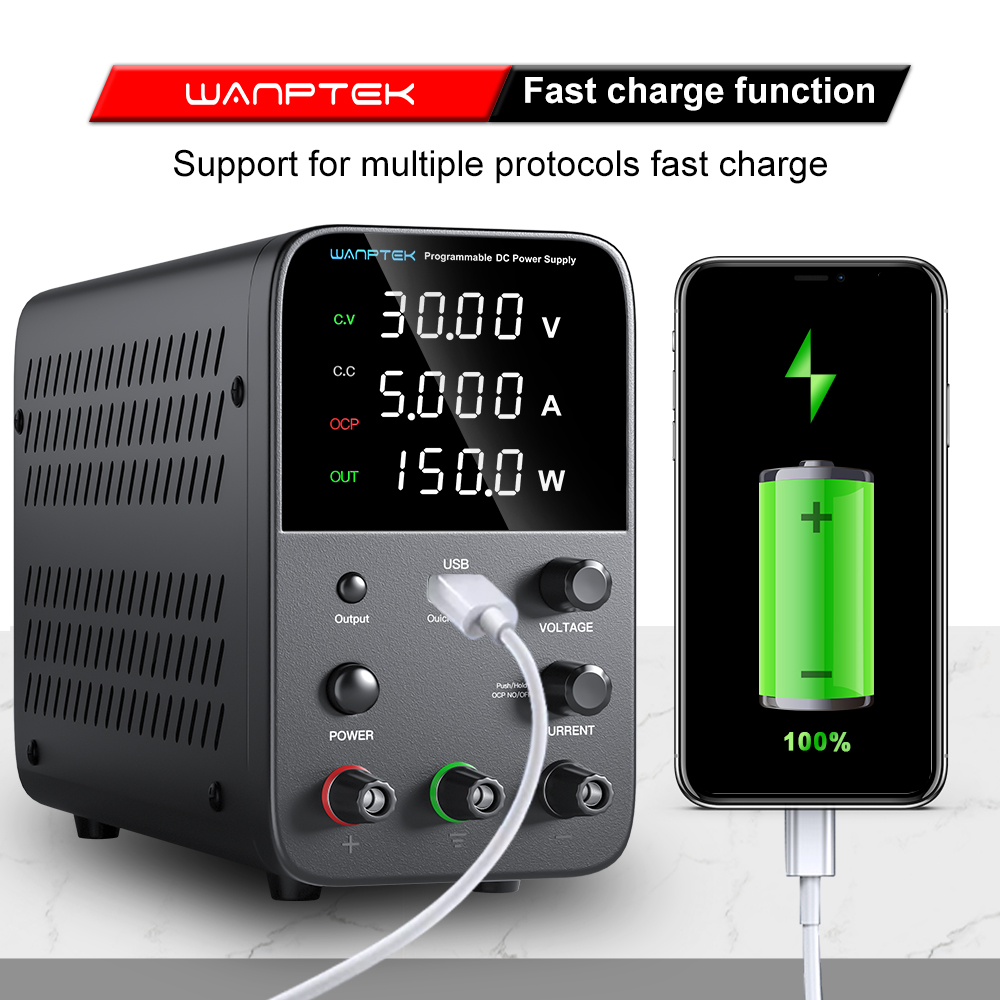 Zasilacz laboratoryjny Wanptek – Programmable Dc Power Supply 60V 10A recenzja i cena