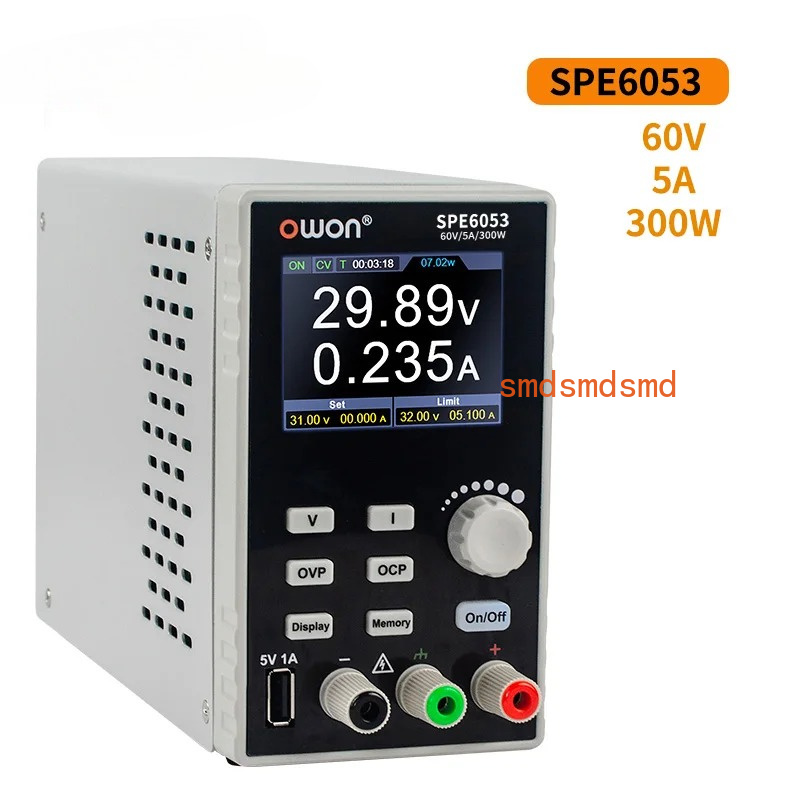 Programowalny zasilacz DC SPE  – Programmable Dc Power Supply 60V 10A recenzja i cena