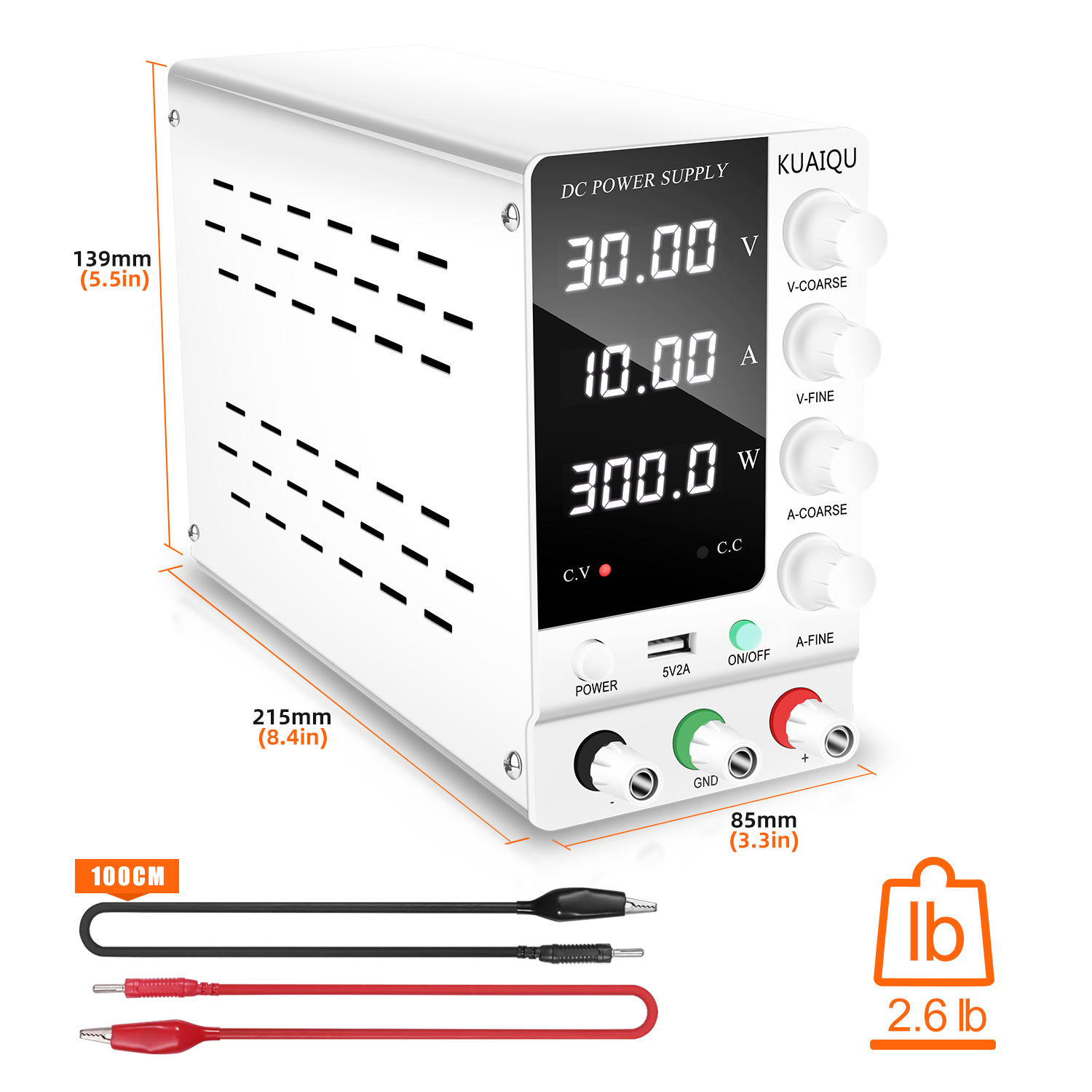 KUAIQU Laboratoryjny Zasilacz  – High Power 60V 20A Bench Power Supply recenzja i cena